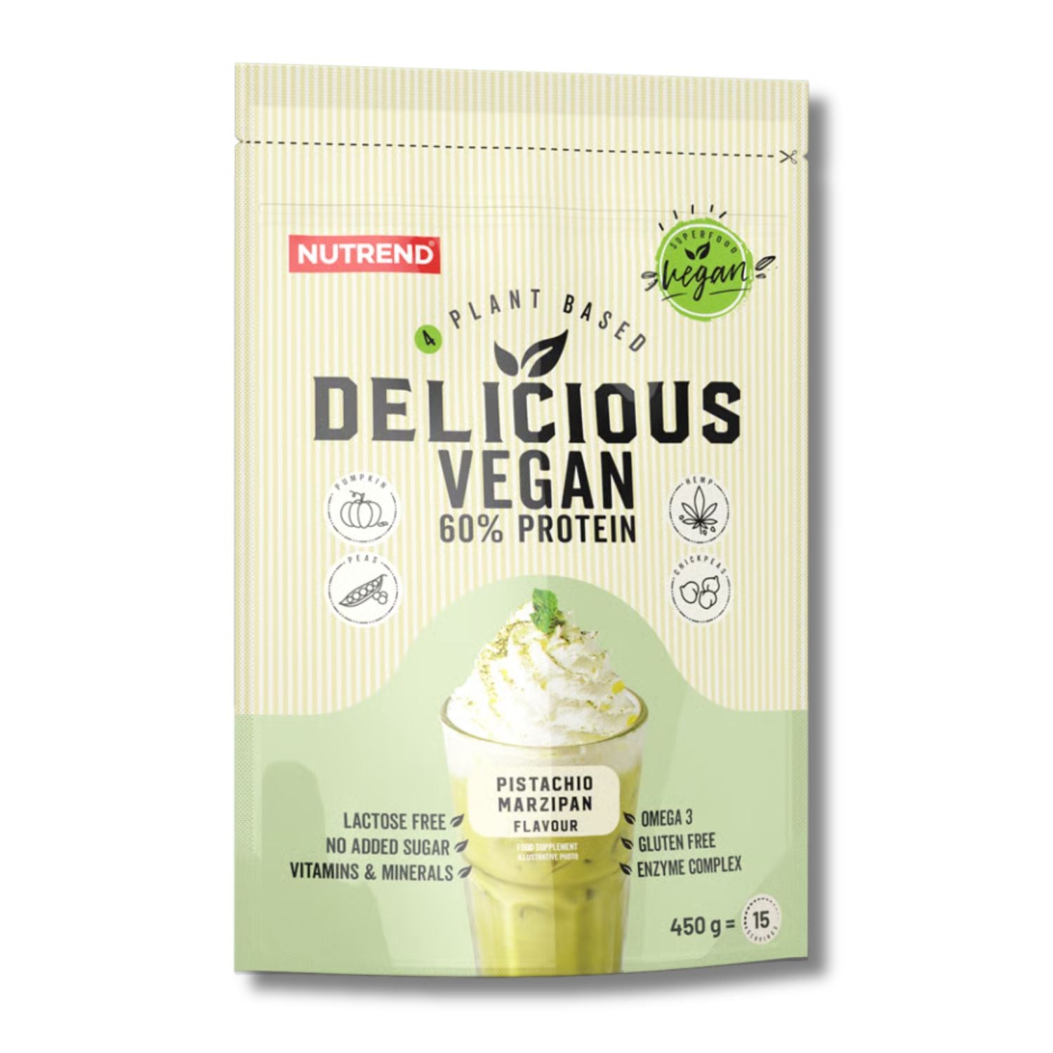 Nutrend Delicious Vegan Protein, 450g