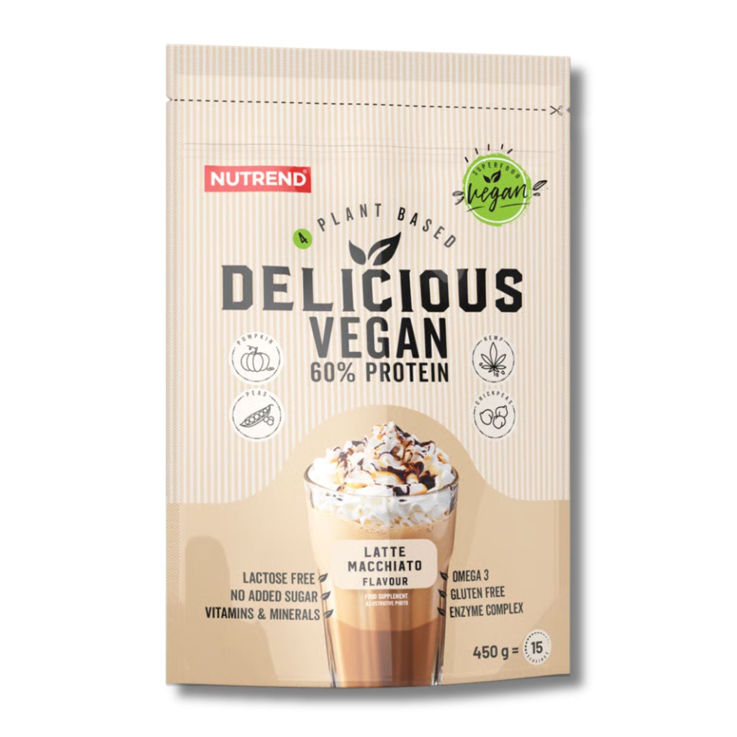 Nutrend Delicious Vegan Protein, 450g