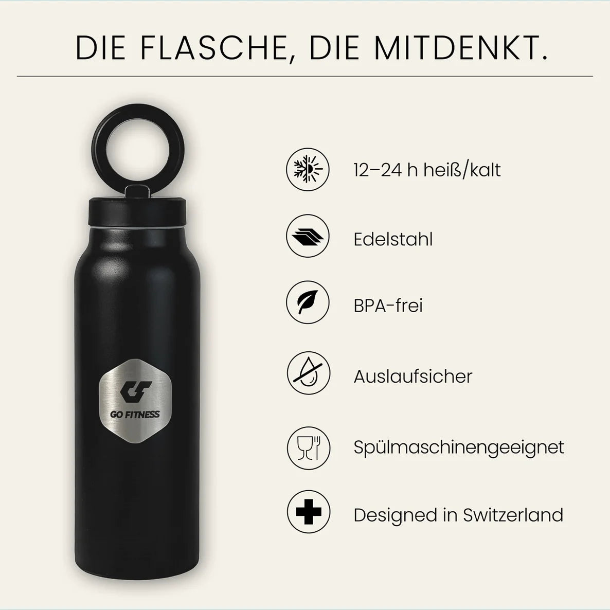 Premium PhoneHold Trinkflasche, 710 ml
