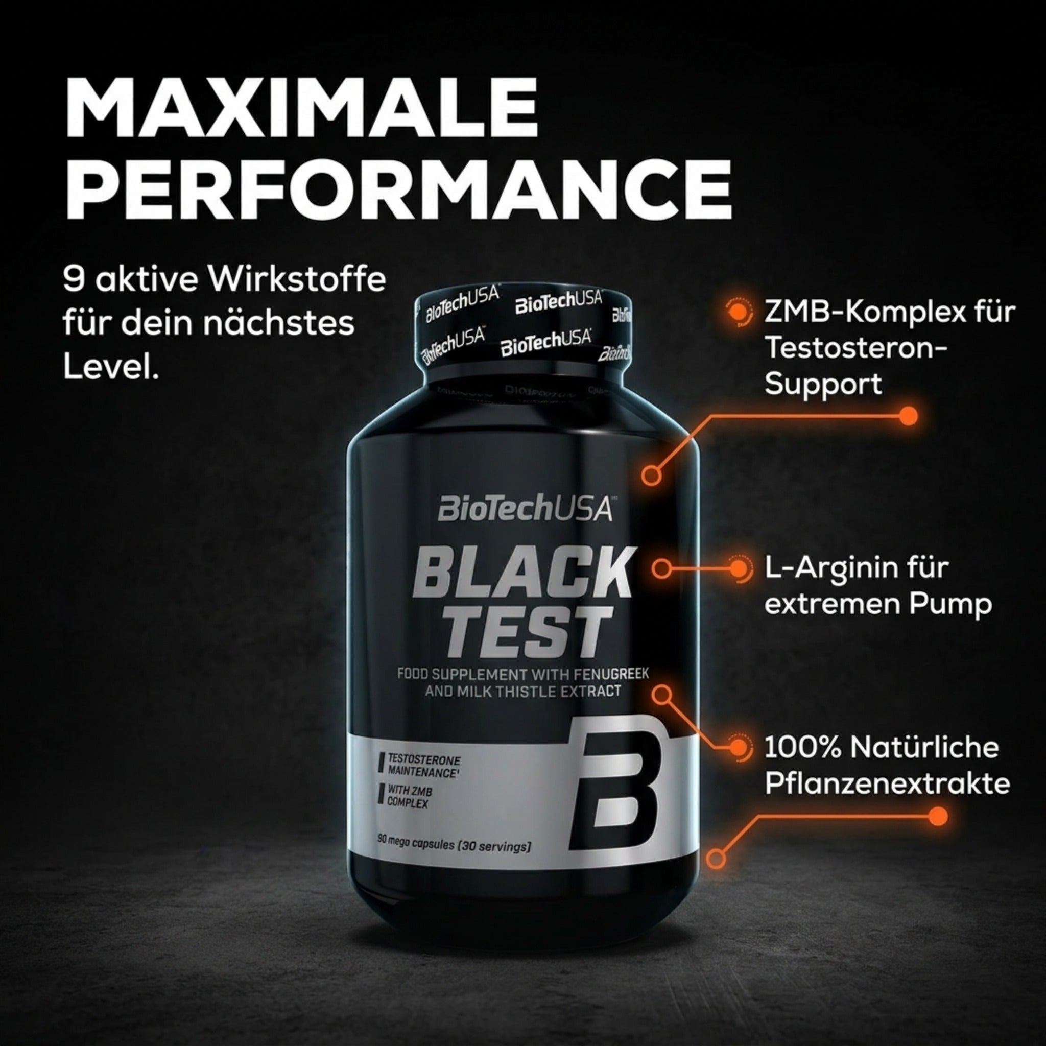 Testosteron - Black Test