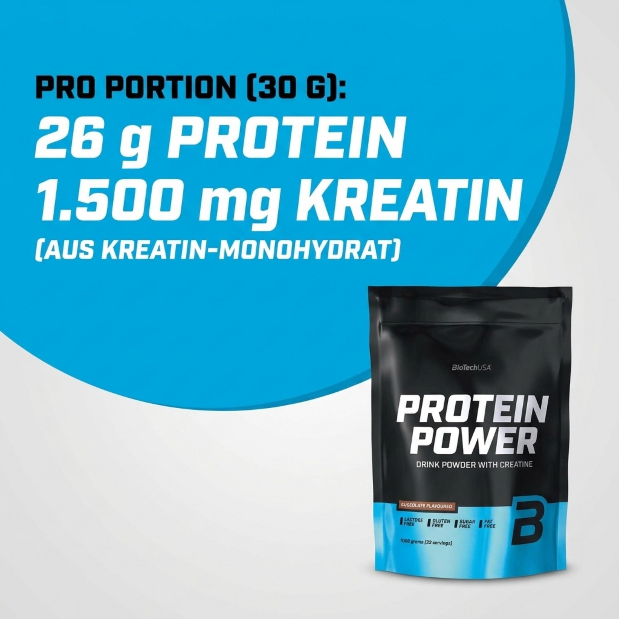 Protein Power Pulver, 1000g