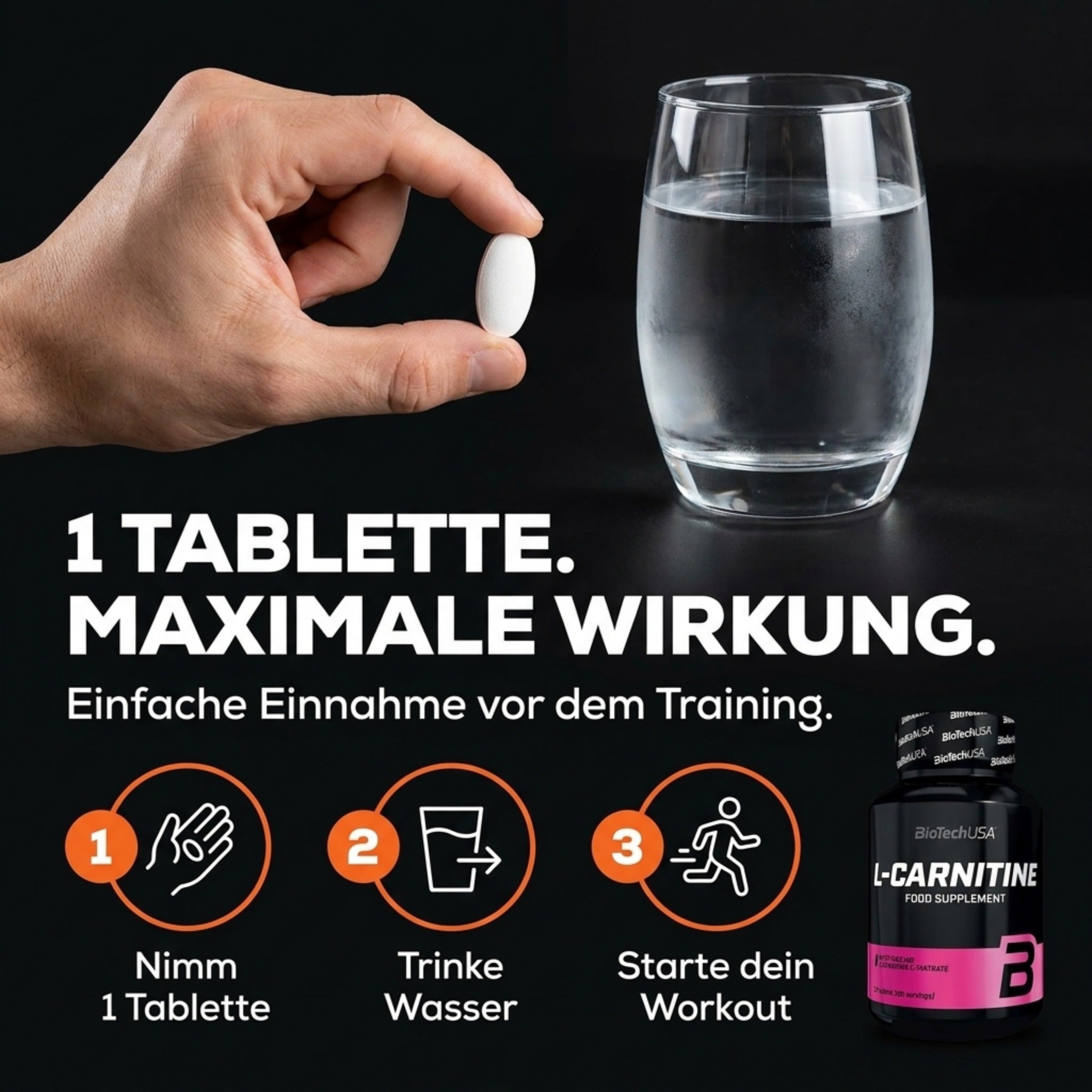 Fatburner L-Carnitin, 60 Tabl.