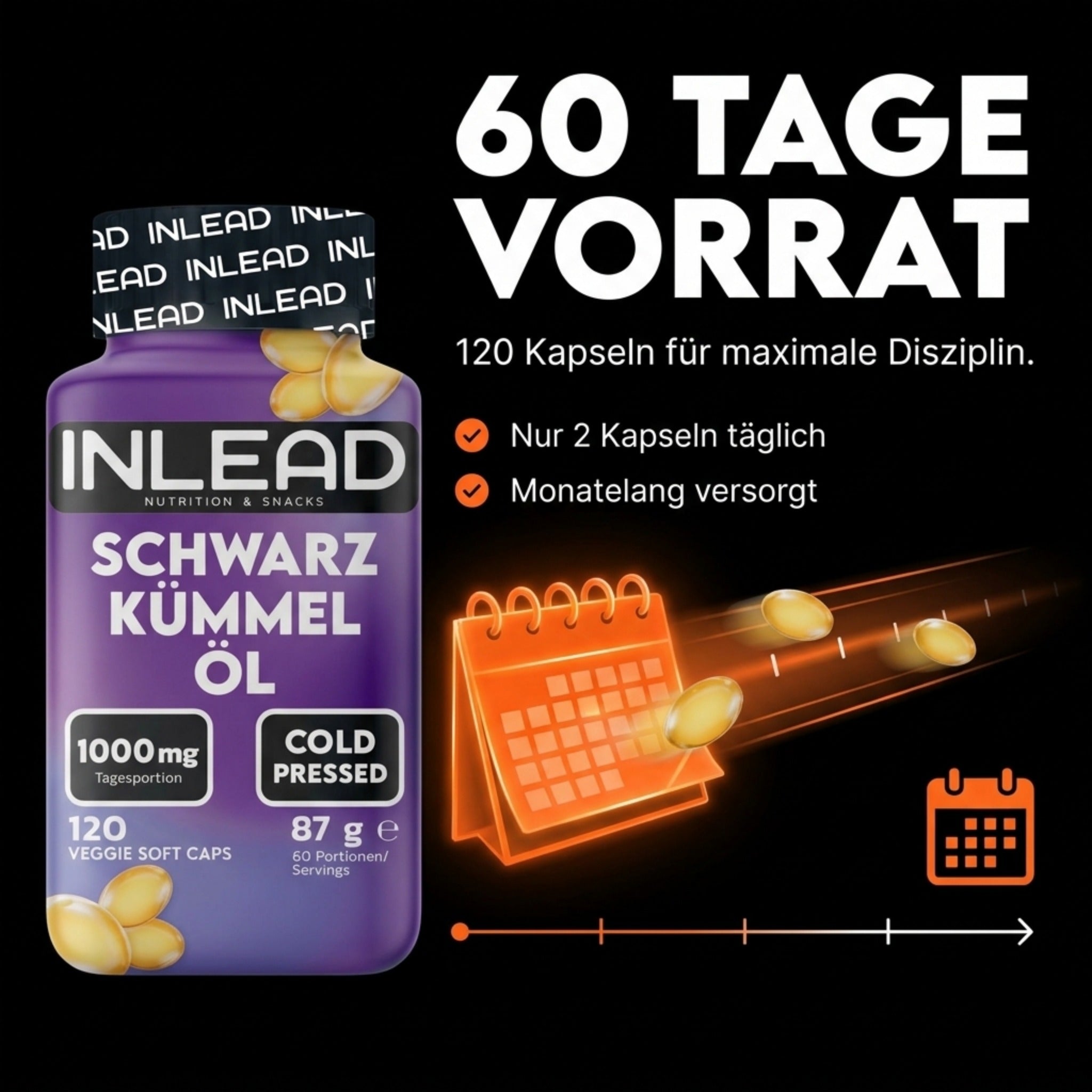 Schwarzkümmelöl, 120 Kaps.
