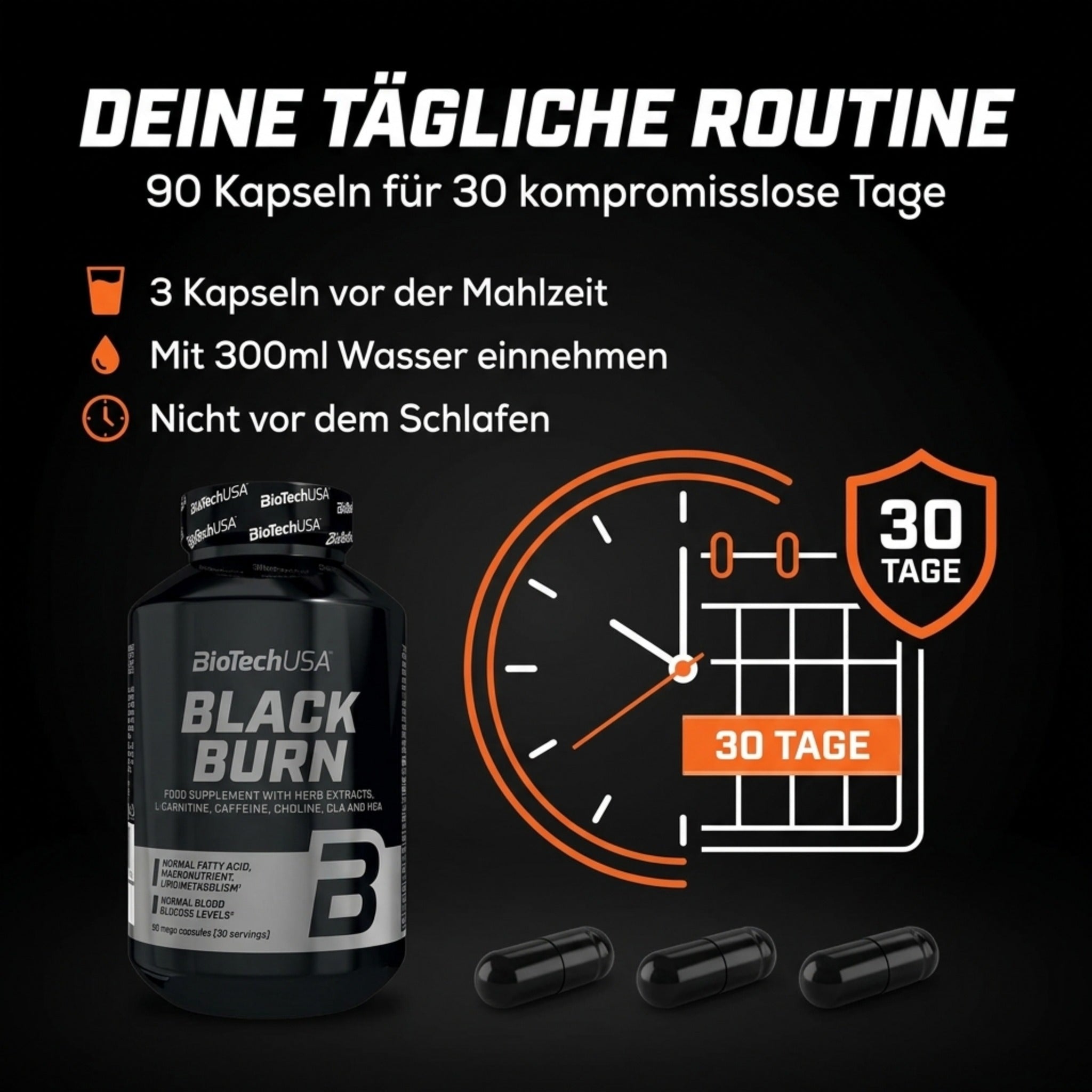 Fatburner Black Burn, 90 Kaps.