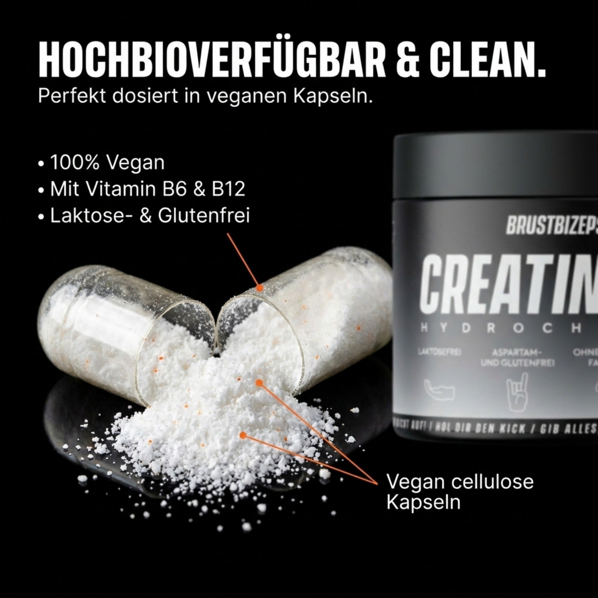 Creatin-HCL, 140 Kapseln