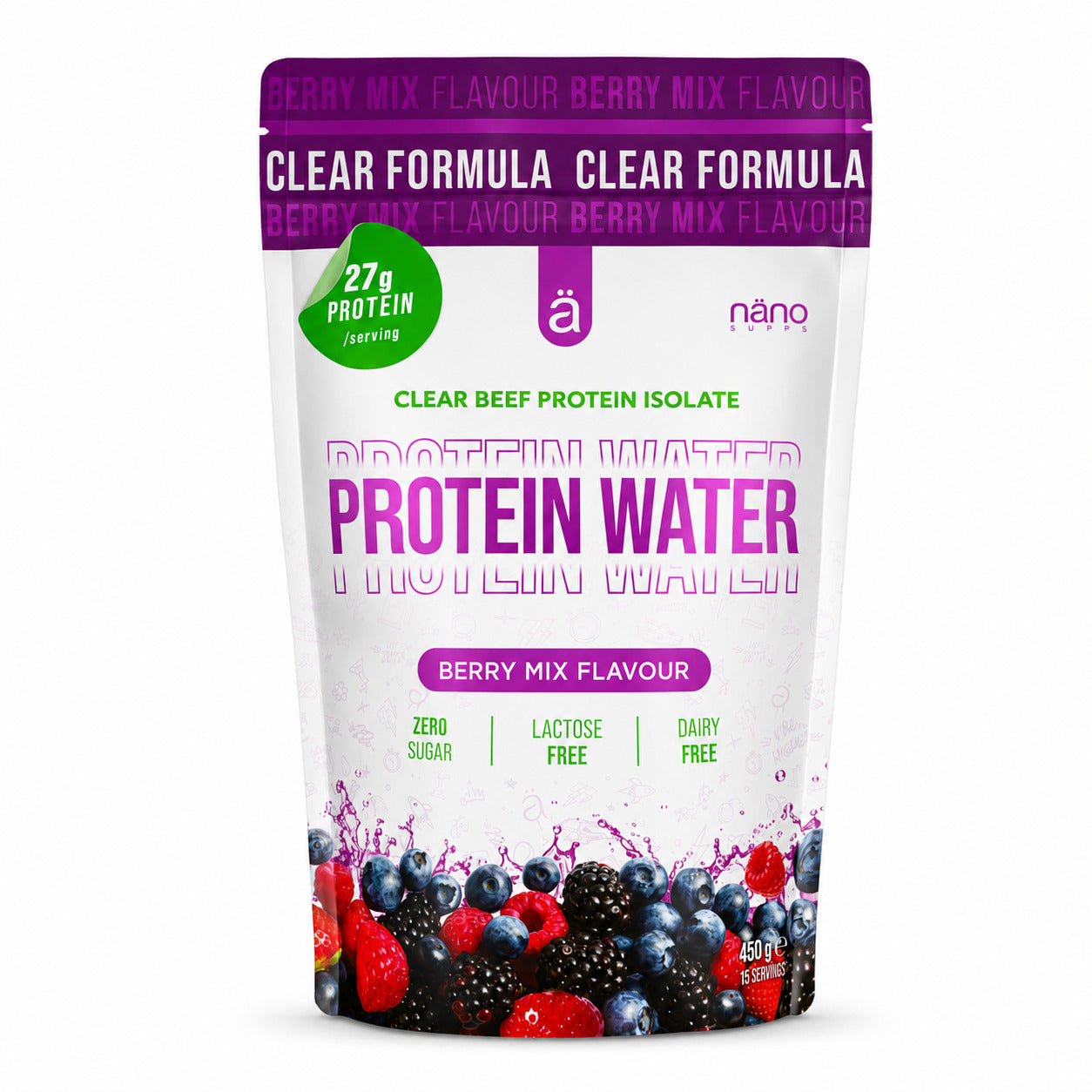 Protein Water Clear Beef Isolate, 450g