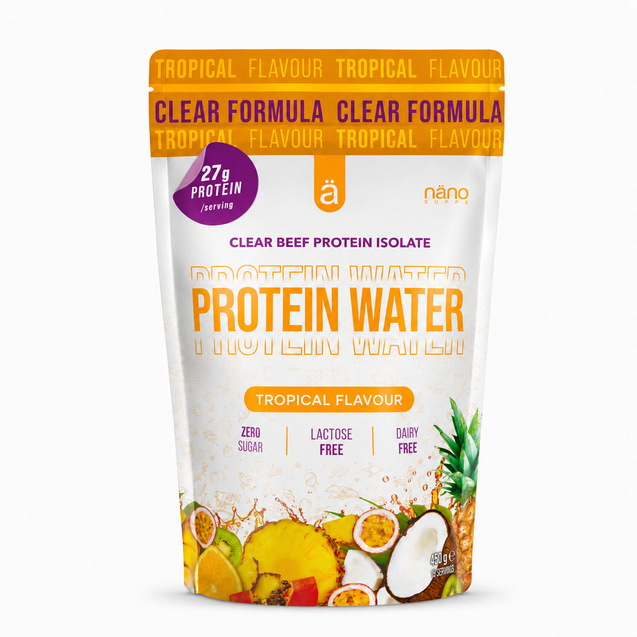 Protein Water Clear Beef Isolate, 450g