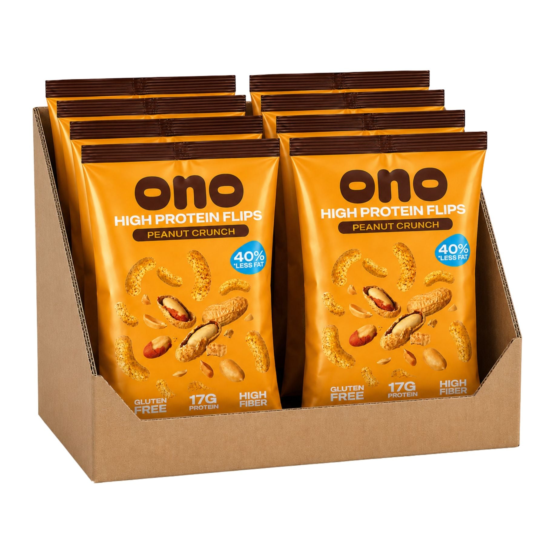 High Protein Flips Peanut Crunch, 50g