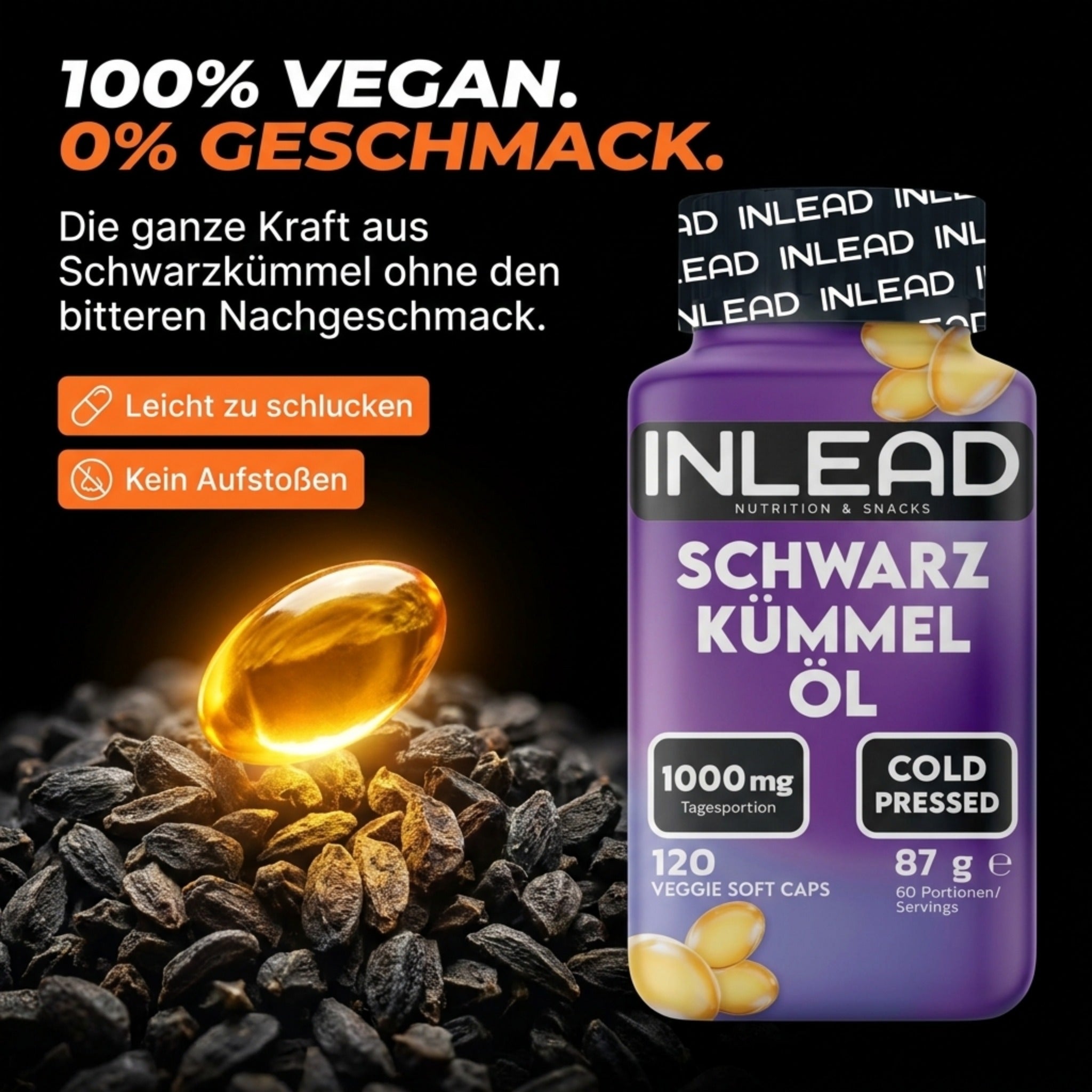 Schwarzkümmelöl, 120 Kaps.