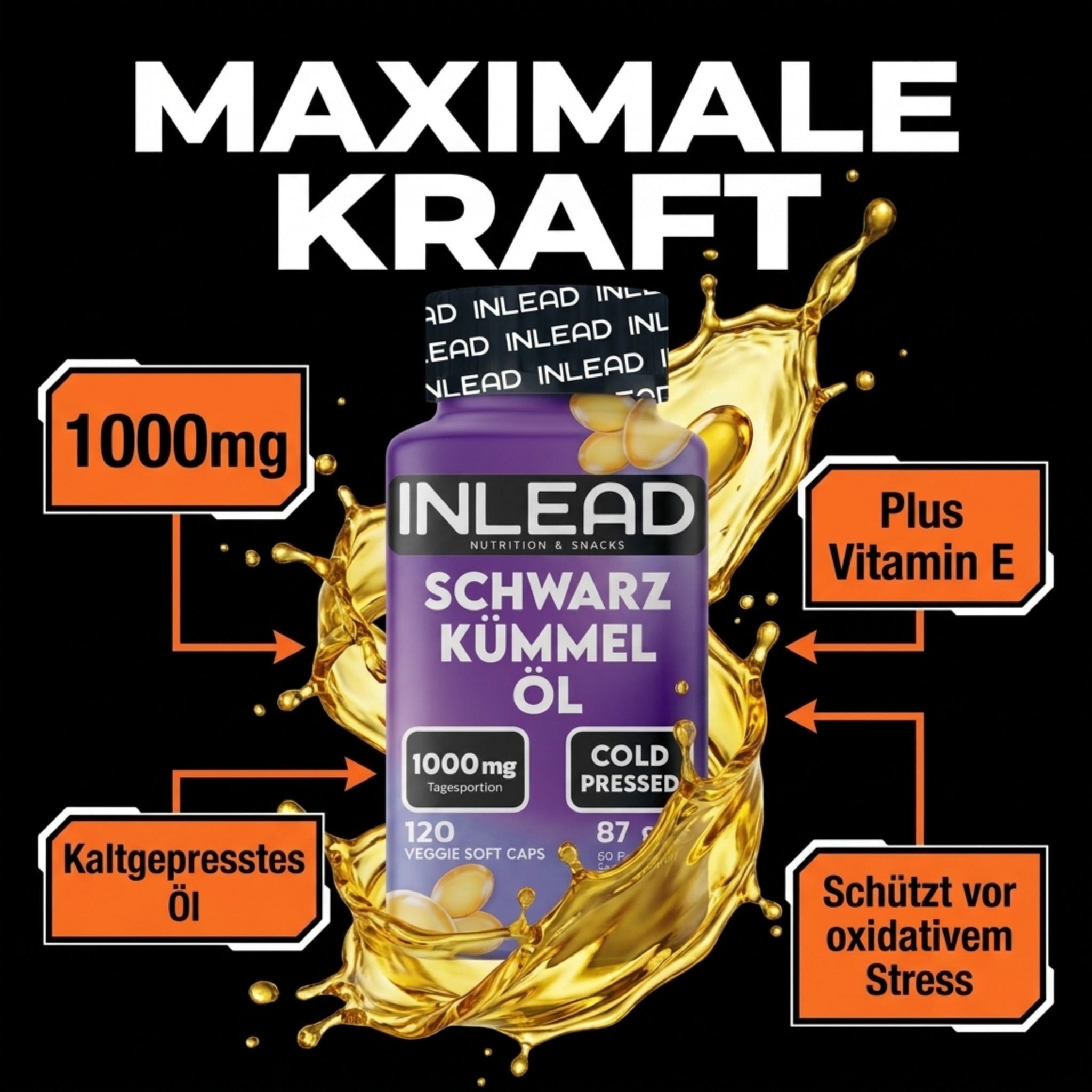 Schwarzkümmelöl, 120 Kaps.