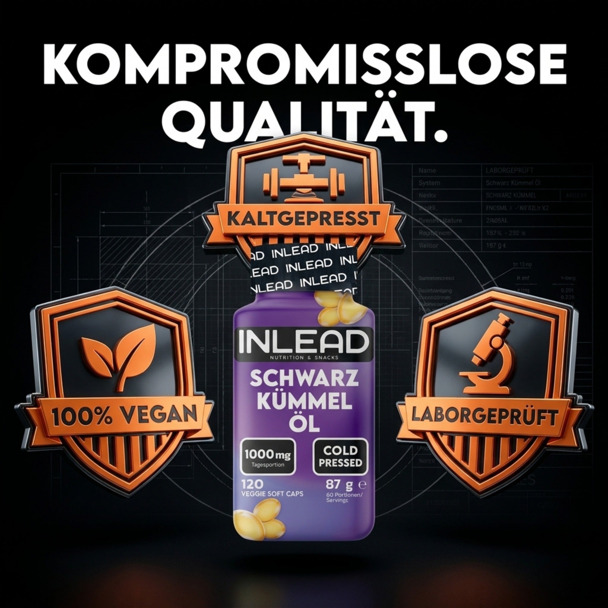 Schwarzkümmelöl, 120 Kaps.