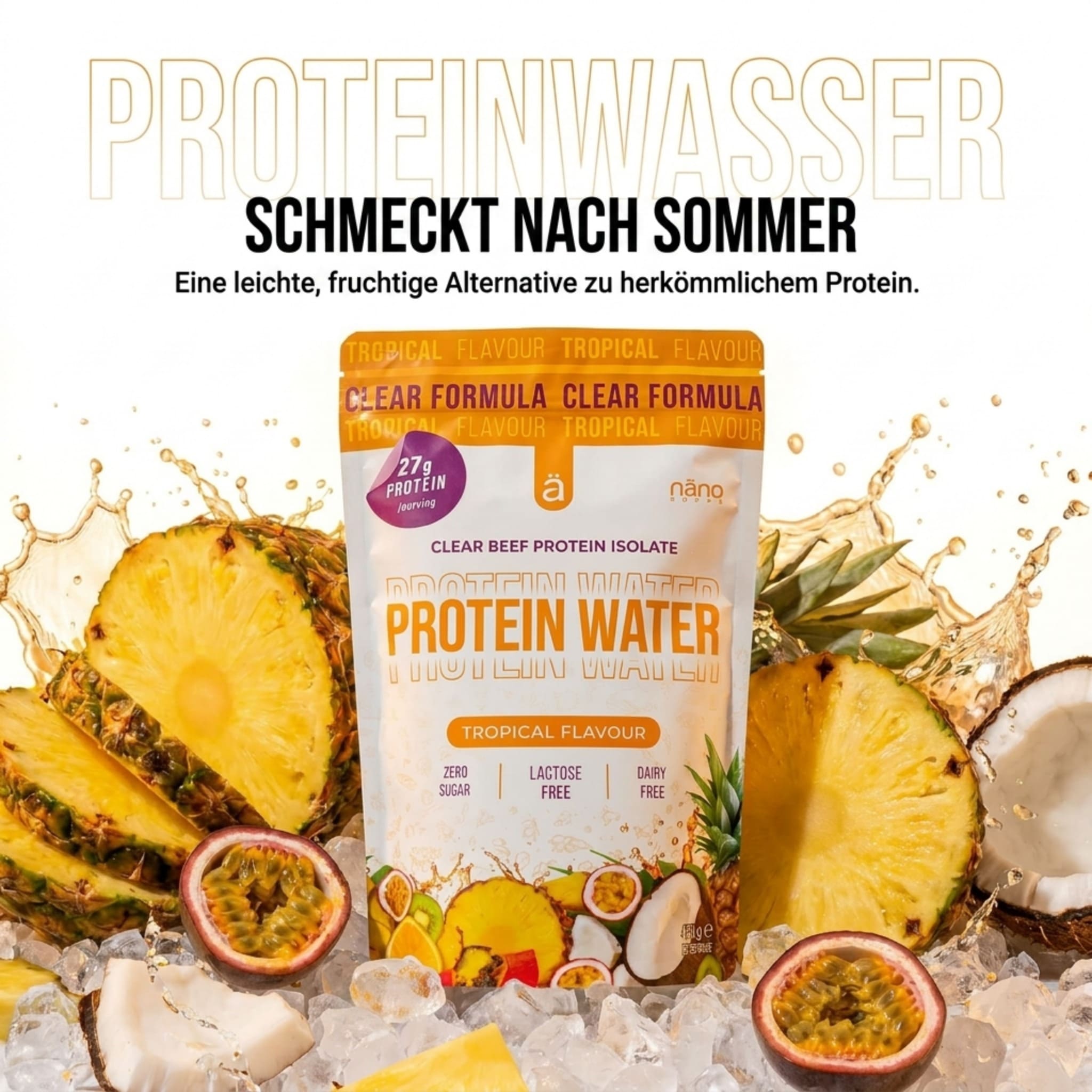 Protein Water Clear Beef Isolate, 450g