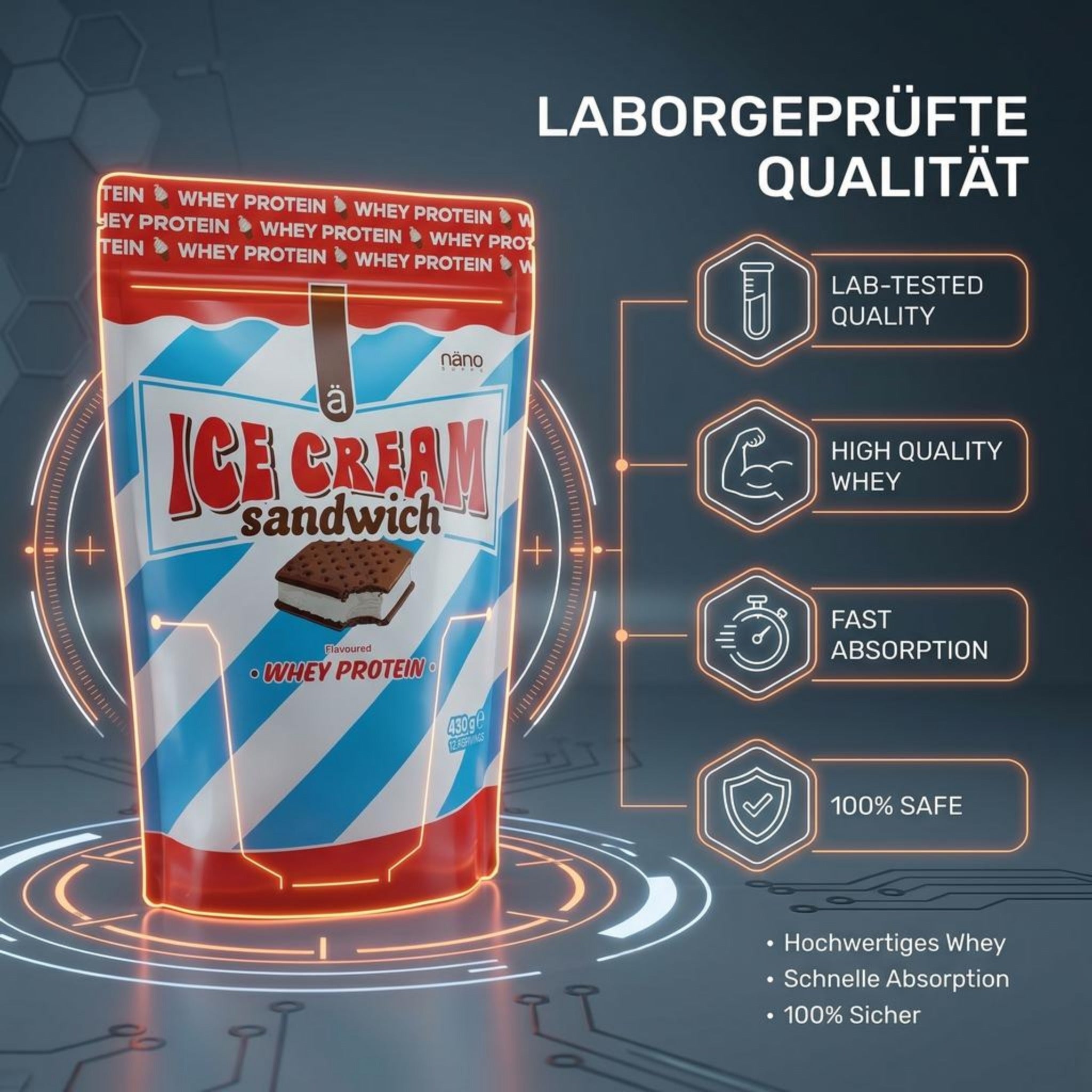Premium Whey Protein, 450g