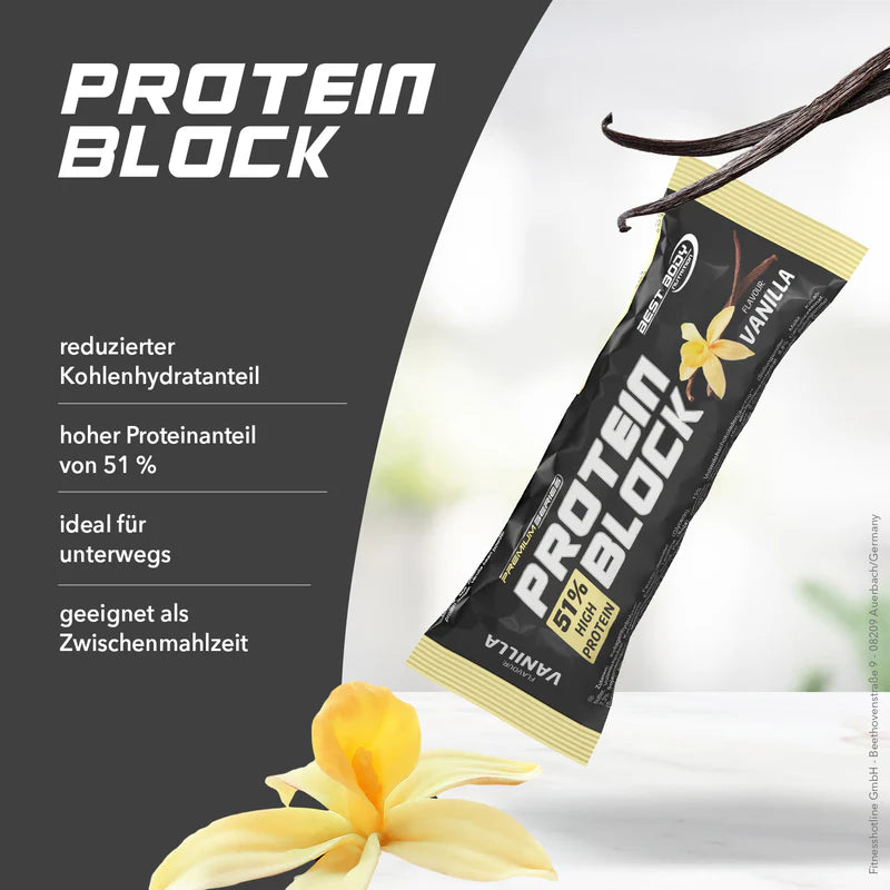 Protein Riegel Block, 90g