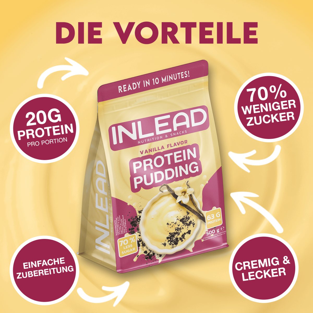 Protein Pudding, 500g