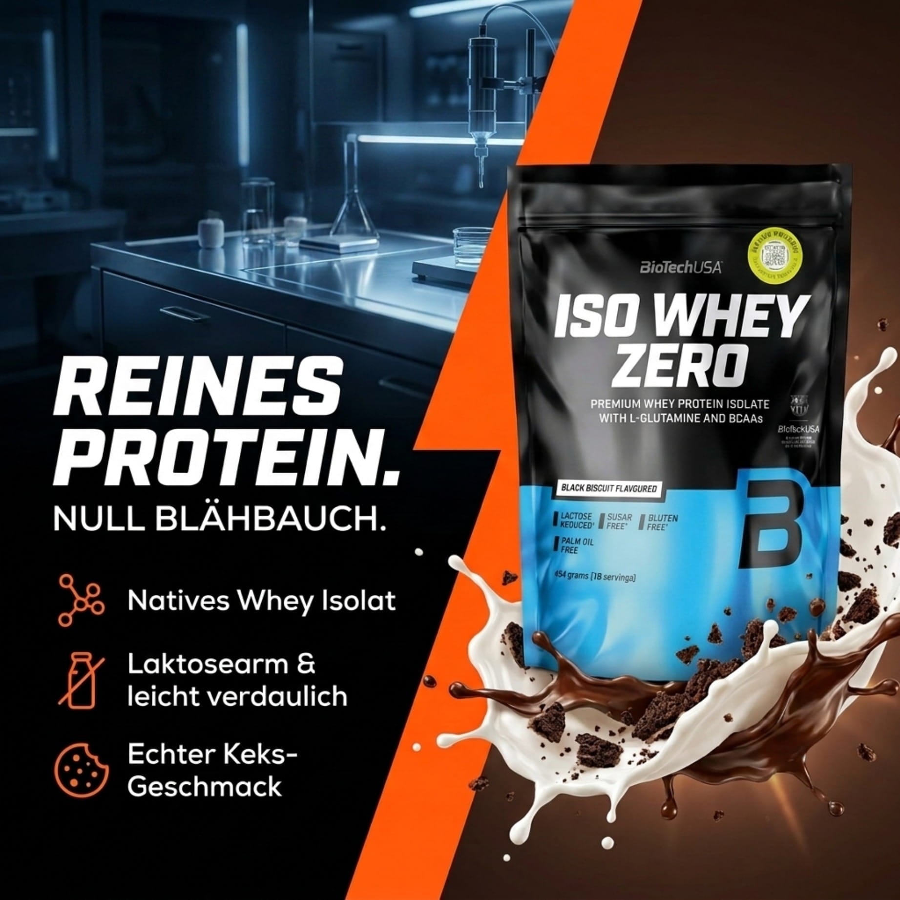 Eiweiß Iso Whey Zero, 454g